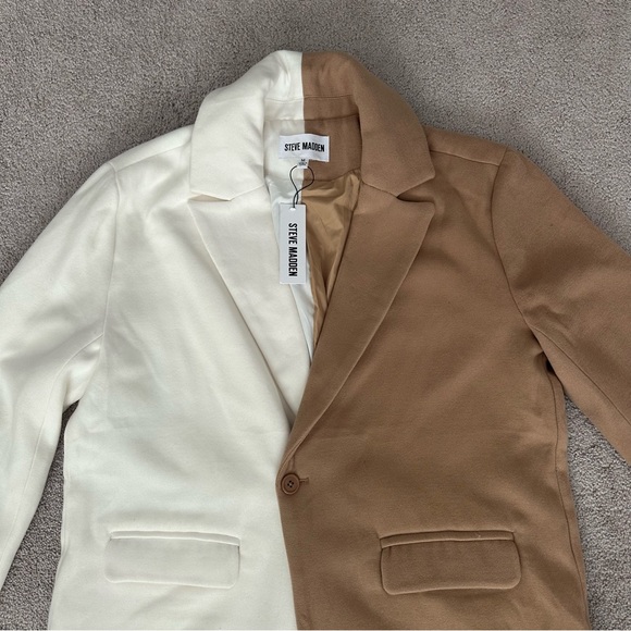 Steve Madden Caroline Colorblock Coat - Picture 7 of 12